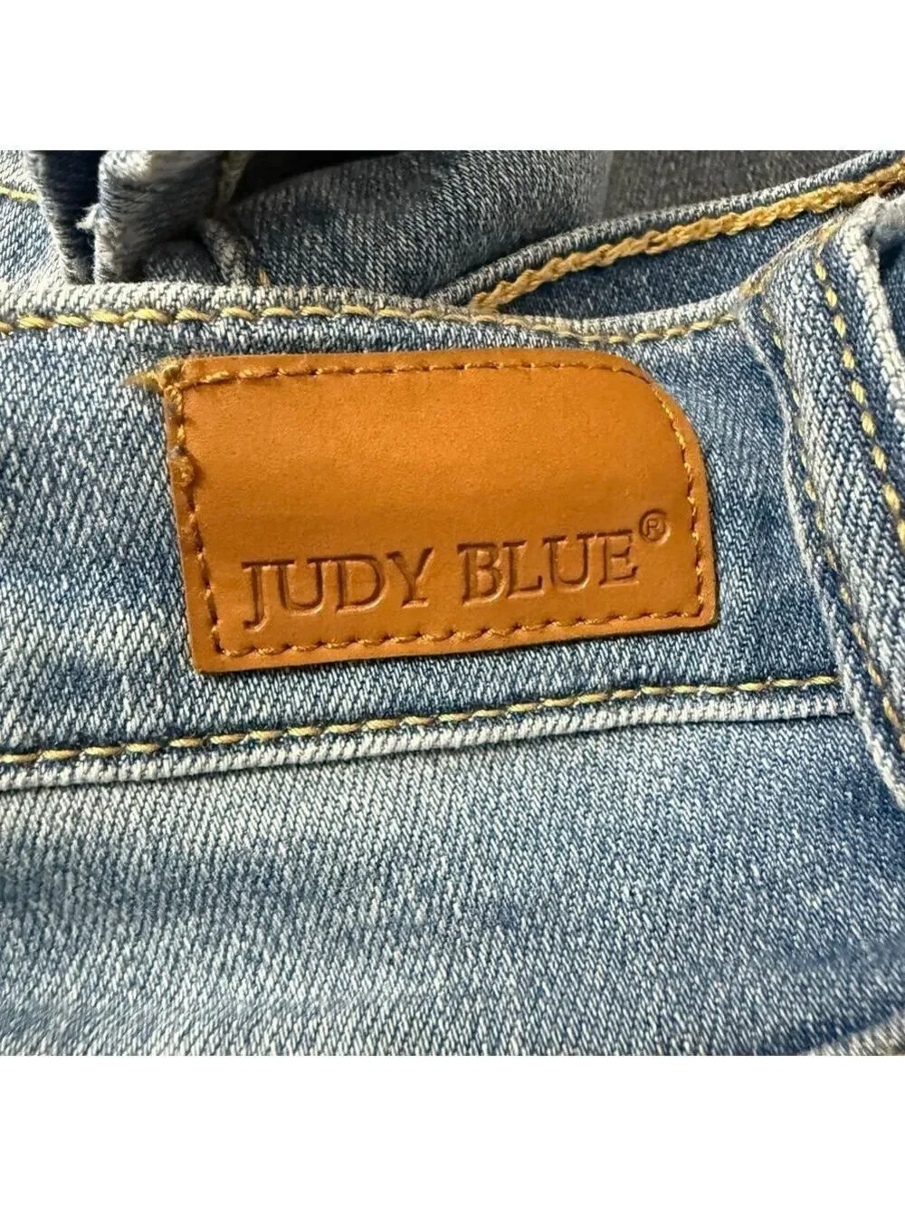 Judy Blue Blue Distressed‎ Skinny Jeans Juniors 5/27